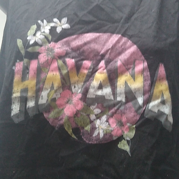 Youth in Revolt Black lack printed Havana tank top - Picture 2 of 7